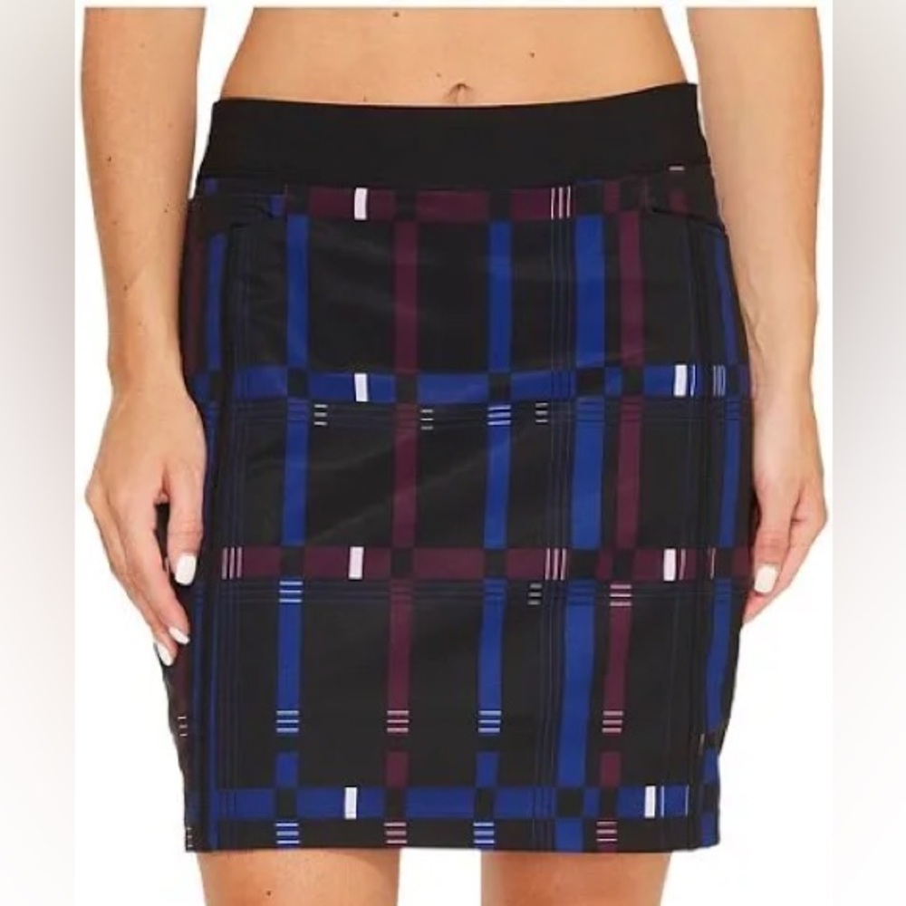 Adidas Adistar Plaid Skort Black, Blue & Purple Size XL